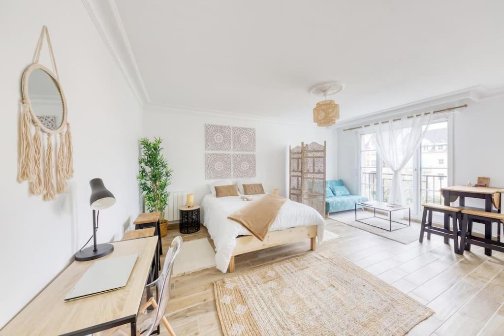Studio Vue Direct Sur Le Port De Cergy, Parking Prive Gratuit Exteriör bild