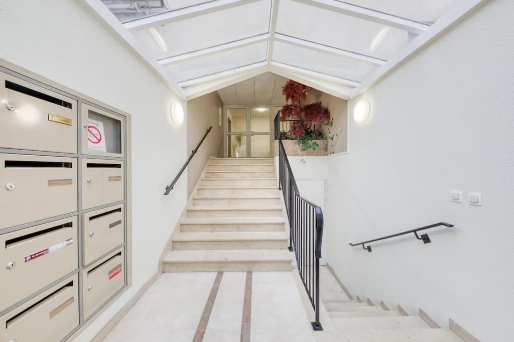 Studio Vue Direct Sur Le Port De Cergy, Parking Prive Gratuit Exteriör bild