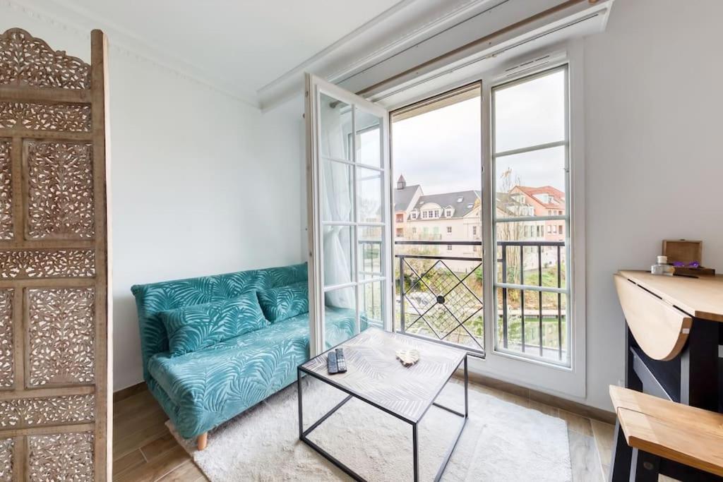 Studio Vue Direct Sur Le Port De Cergy, Parking Prive Gratuit Exteriör bild